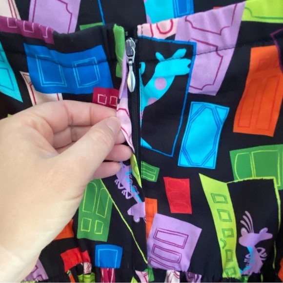 Monsters Inc Disney Parks Cotton Dress Retired Multicolor print - Picture 9 of 13